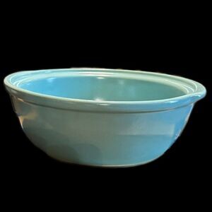 La Solana MCM Pottery Aqua Blue Serving Bowl - Casserole Dish